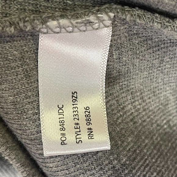 U.S. Polo Assn. Sweater Adult Extra Large Tall Gray Mock Neck 1/4 Zip Mens - Picture 10 of 12